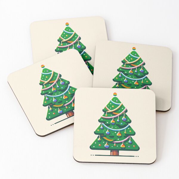 Item preview, Pride-Themed Christmas Tree  designed and sold by AlaskanKingCrab.