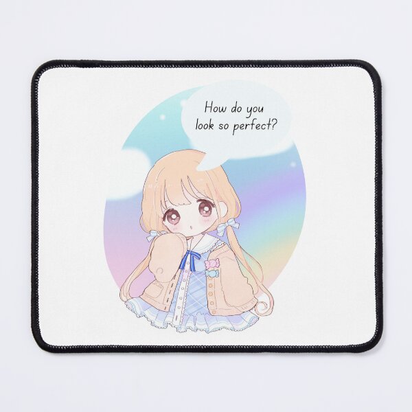 Item preview, multicolor white pastel anime cute girl pop culture designed and sold by TayyarProduct.