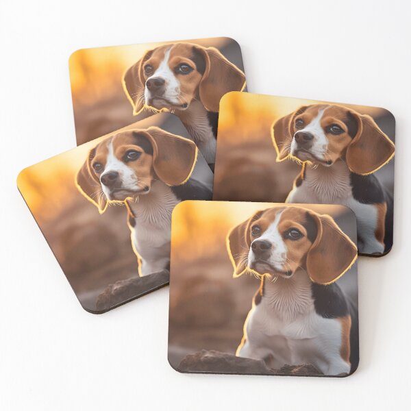 Item preview, Cute beagle dog puppy in nature photography designed and sold by NBSStore.