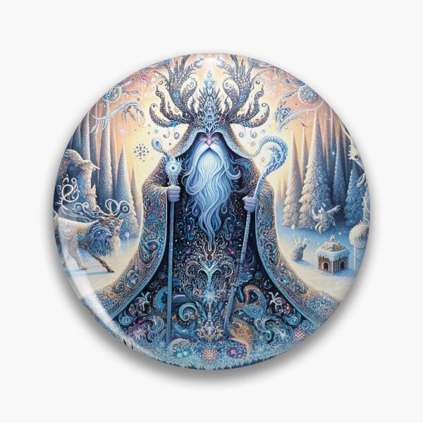 Item preview, Morozko's Winter Enchantment: A Mythical Frost Realm designed and sold by FriskyLemur.