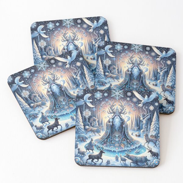 Item preview, Morozko's Winter Enchantment: A Mythical Frost Realm designed and sold by FriskyLemur.