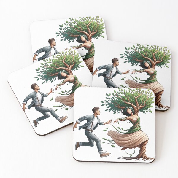 Item preview, Man Chasing a Woman Transforming into a Tree designed and sold by kylmllr101684.