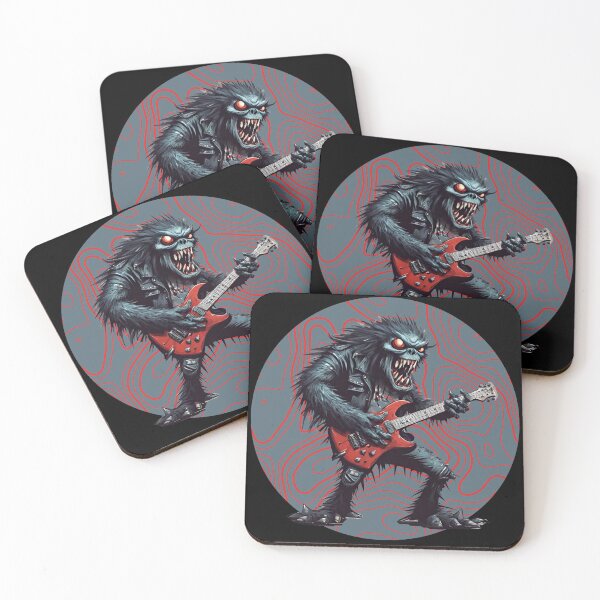 Item preview, ROCK CHUPACABRAS  – chupacabras rock – guitarist chupacabras – guitarist monster designed and sold by Musicians-world.
