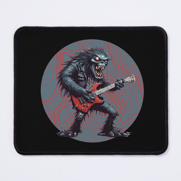 Item preview, ROCK CHUPACABRAS  – chupacabras rock – guitarist chupacabras – guitarist monster designed and sold by Musicians-world.