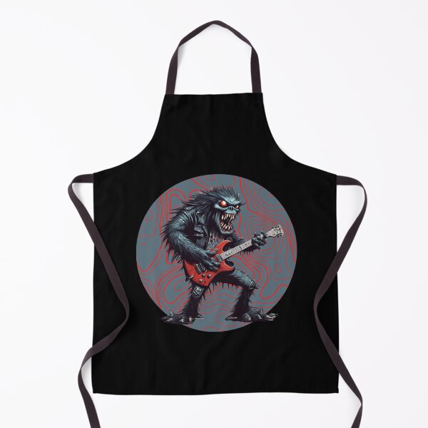 Item preview, ROCK CHUPACABRAS – chupacabras rock – guitarist chupacabras – guitarist monster designed and sold by Musicians-world.