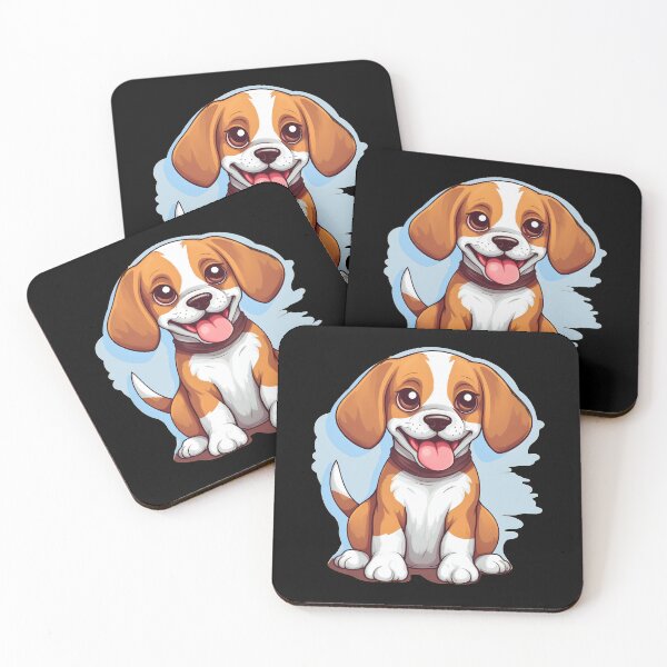 Item preview, Cute small beagle dog puppy illustration designed and sold by NBSStore.