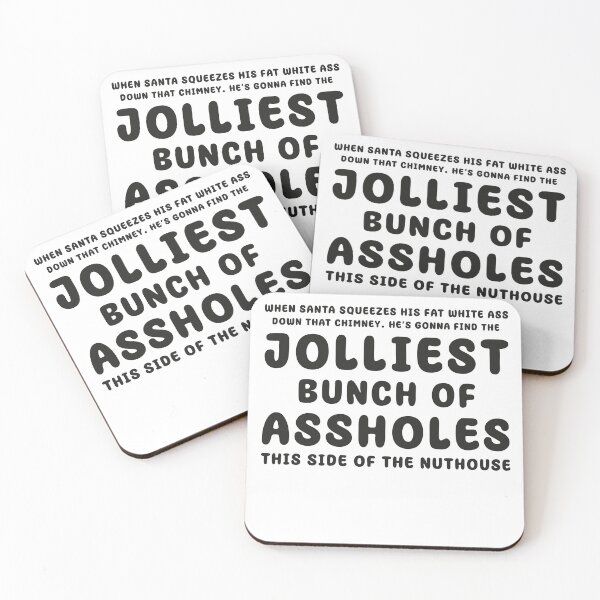 Item preview, Jolliest Bunch of A-Holes Funny Christmas designed and sold by Zikozaki.