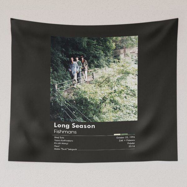 Item preview, Fishmans - Long Season | Album Card (Dark) designed and sold by theoralcollage.