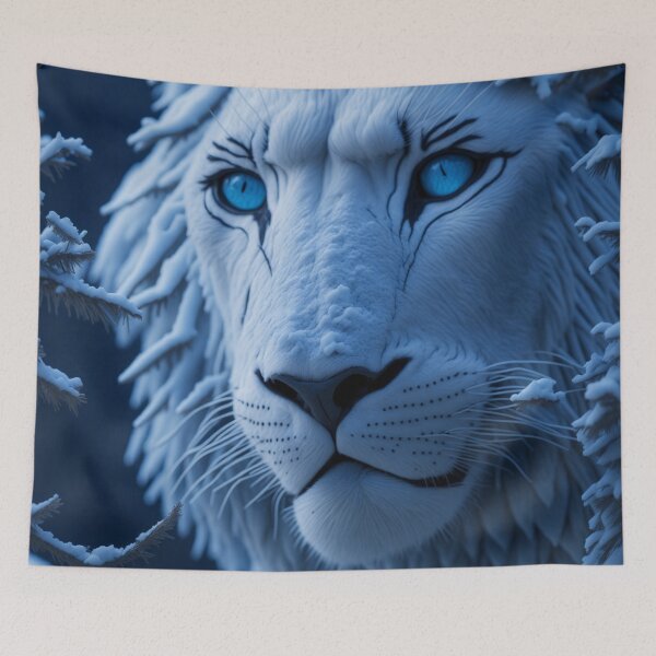 Item preview, Majestic White Lion - Cute Animal designed and sold by joejiing.