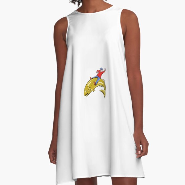 Rainbow Trout (Oncorhynchus Mykiss) Trout A-Line Dress | Redbubble