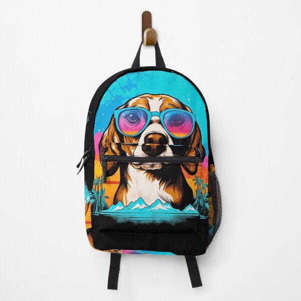 Item preview, Cool beagle dog breed wearing sunglasses illustration designed and sold by NBSStore.