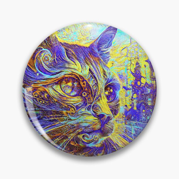 Artikelvorschau, Abstraktionen der abstrakten Abstraktion der Katze. DeepDream #1230734650615 entworfen und verkauft von blackhalt.