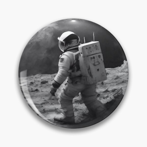 Item preview, An astronaut looking at the destruction of planet earth designed and sold by M-Y-A-R-T-.
