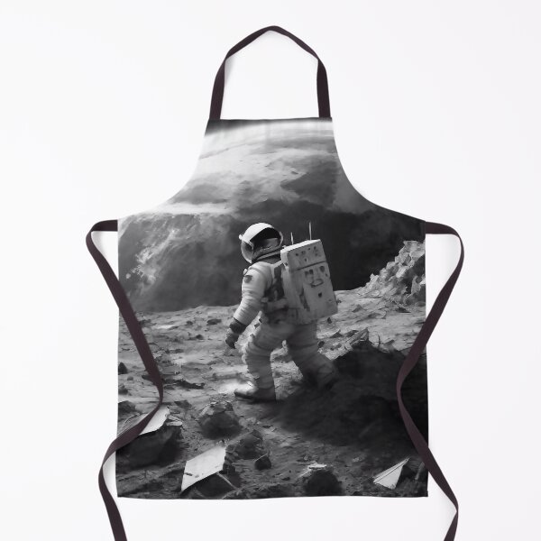Item preview, An astronaut looking at the destruction of planet earth designed and sold by M-Y-A-R-T-.