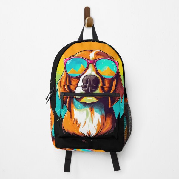 Item preview, Cool beagle dog breed wearing sunglasses illustration designed and sold by NBSStore.