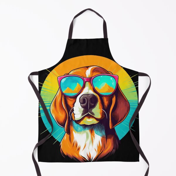 Item preview, Cool beagle dog breed wearing sunglasses illustration designed and sold by NBSStore.