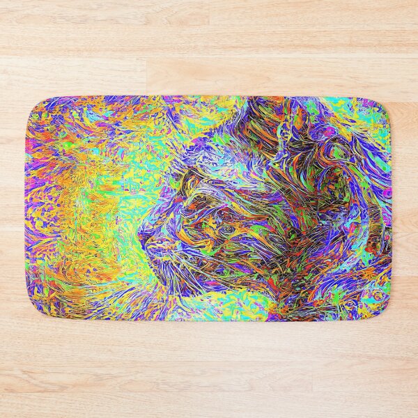 Item preview, Abstractions of abstract abstraction of cat. DeepDream #6148401809671 designed and sold by blackhalt.