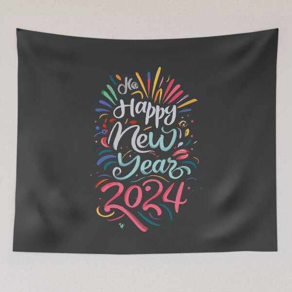 Item preview, Happy New Year 2024 designed and sold by Sketch-Shack.