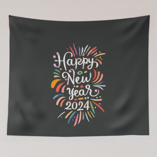 Item preview, Happy New Year 2024 designed and sold by Sketch-Shack.