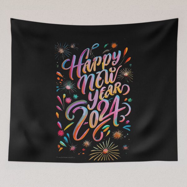 Item preview, Happy New Year 2024 designed and sold by Sketch-Shack.