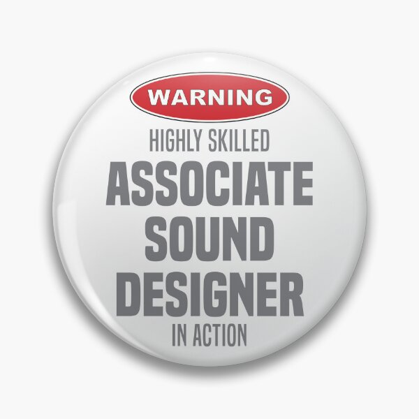 Item preview, Highly Skilled Associate Sound Designer in Action designed and sold by NermilioDesigns.