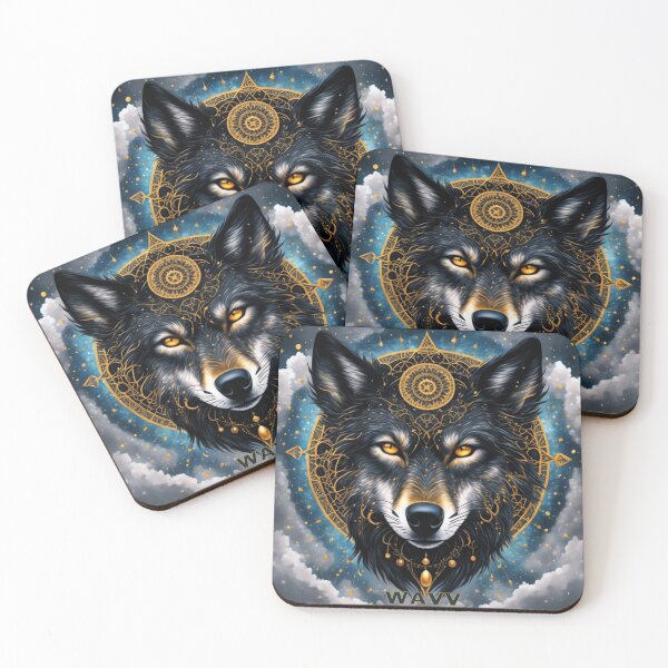 Item preview, Heaven Gold Wolf designed and sold by WAVV.