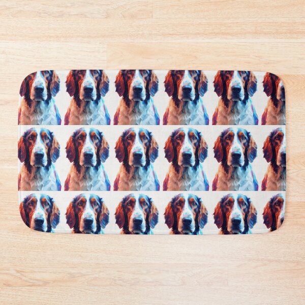Item preview, Irish Dream: A Setter in Stained Glass  designed and sold by btcethnft.