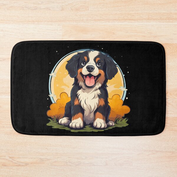Item preview, Cute bernese mountain dog breed puppy illustration designed and sold by NBSStore.