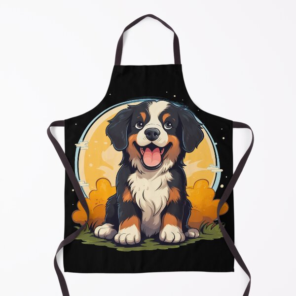 Item preview, Cute bernese mountain dog breed puppy illustration designed and sold by NBSStore.