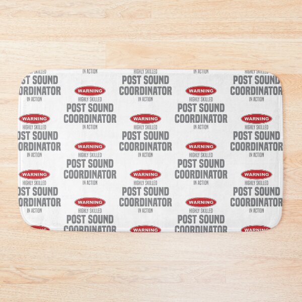 Item preview, Highly Skilled Post Sound Coordinator in Action designed and sold by NermilioDesigns.