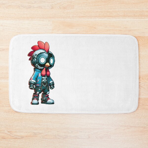 Item preview, Cute Cyberpunk Robot Rooster! designed and sold by kukamatsu.