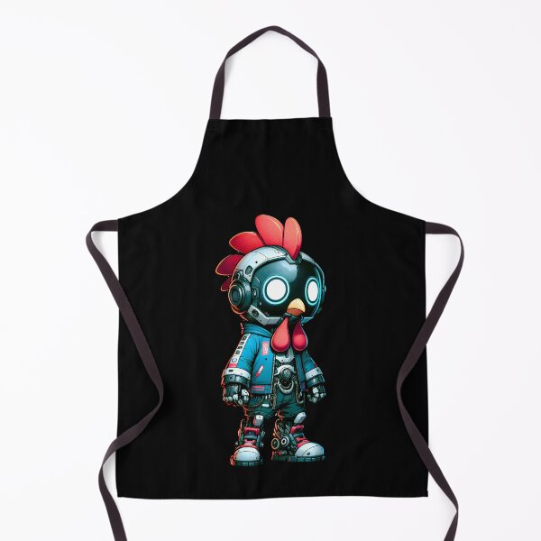 Item preview, Cute Cyberpunk Robot Rooster! designed and sold by kukamatsu.
