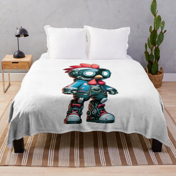 Item preview, Cute Cyberpunk Robot Rooster! designed and sold by kukamatsu.