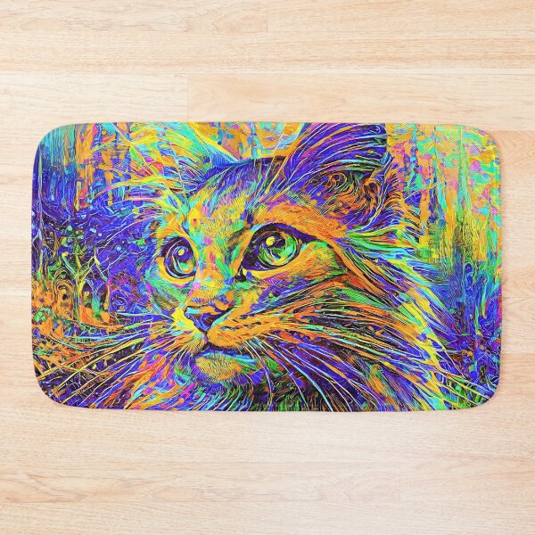Item preview, Abstractions of abstract abstraction of cat. DeepDream #1360722882231 designed and sold by blackhalt.