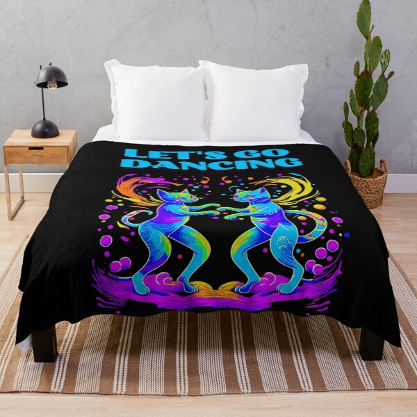 Item preview, Two Abstract Dancing Cats designed and sold by JoeStylistic.