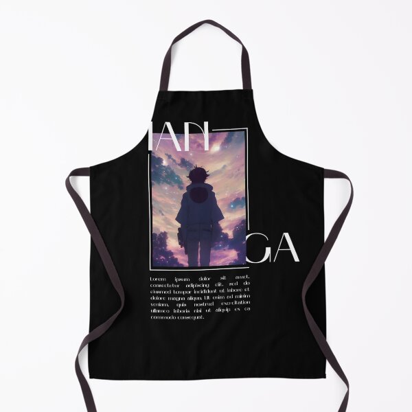 Item preview, Black White Illustrative Typographic Manga designed and sold by TayyarProduct.