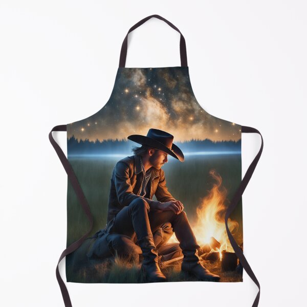 Item preview, Cowboy at the campfire designed and sold by PutiPato42.