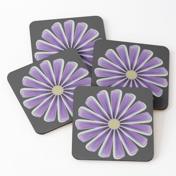 Item preview, Retro Hippie Purple Flower designed and sold by Iconic shop.