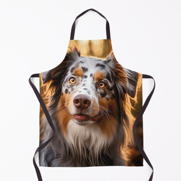 Item preview, Cute australian shepherd dog breed photography at sunset, aussie shepard designed and sold by NBSStore.