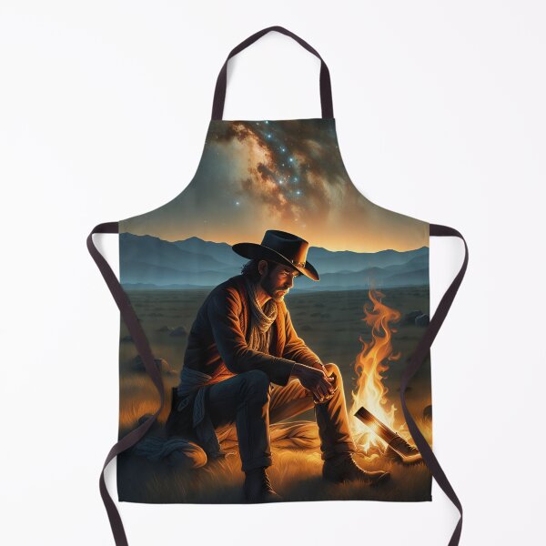 Item preview, Cowboy at the campfire designed and sold by PutiPato42.