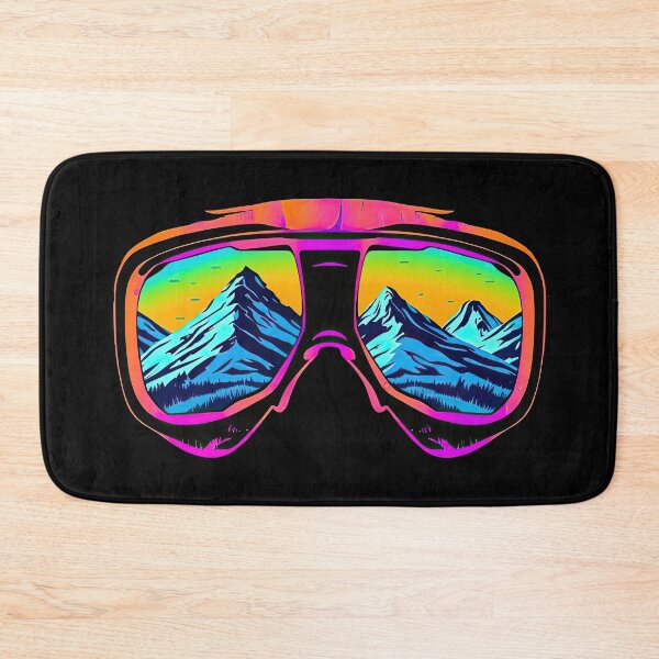 Item preview, Neon bicycle glasses, ski glasses, snowboard glasses, cycling, winter sports designed and sold by WallGemsArt.
