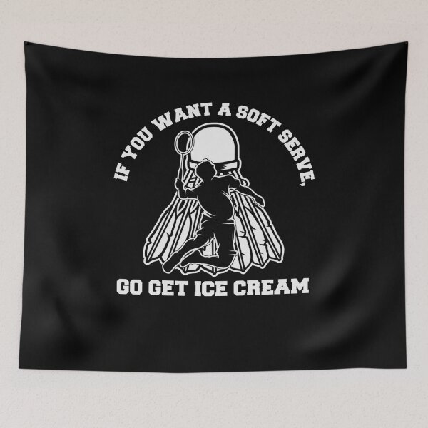 Item preview, Funny Badminton Quote, Ice Cream Lover, Cool Badminton For Men Women Shuttlecock Sports Team Player, Funny trainer, Badminton Lover designed and sold by behindthefacts.