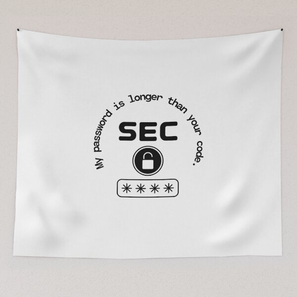 Item preview, My password is longer (SEC) designed and sold by aipolohu.