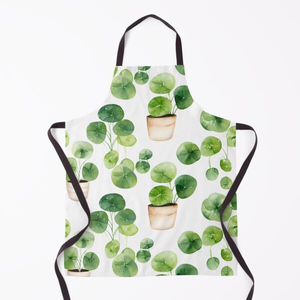 Item preview, Pilea watercolor pattern designed and sold by Sp3ctrumOfColor.