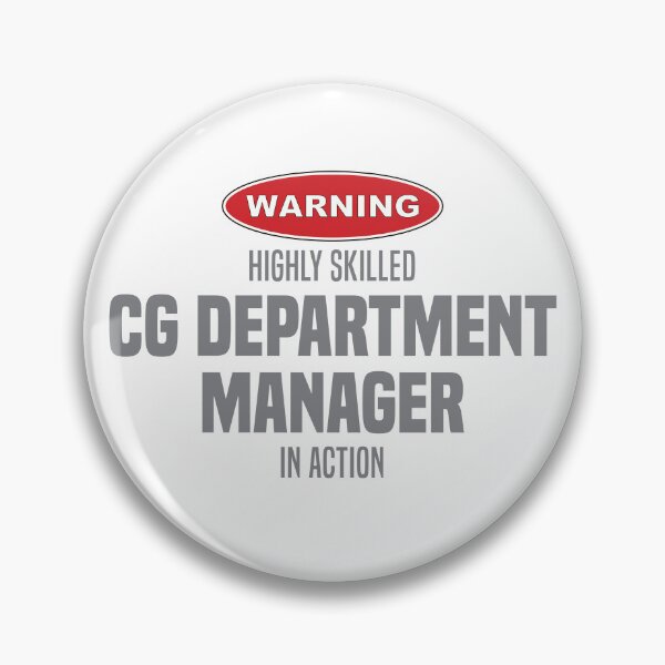 Item preview, Highly Skilled CG Department Manager in Action designed and sold by NermilioDesigns.