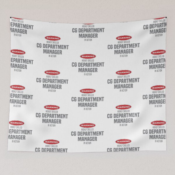 Item preview, Highly Skilled CG Department Manager in Action designed and sold by NermilioDesigns.