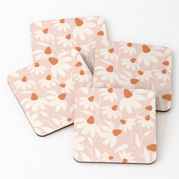 Item preview, Floriography - White Coneflower - Pink designed and sold by susycosta.