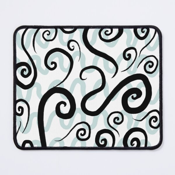 Item preview, Mystical pattern - Black & Aqua designed and sold by LilithhWolf.