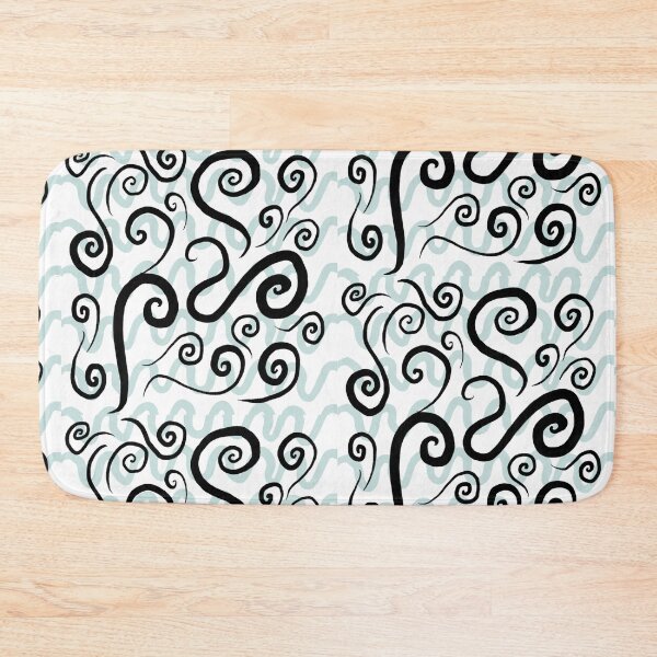 Item preview, Mystical pattern - Black & Aqua designed and sold by LilithhWolf.