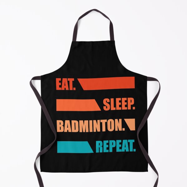 Item preview, Eat Sleep Badminton Repeat, Cool Badminton For Men Women Shuttlecock Sports Team Player, Funny trainer, Badminton Lover designed and sold by behindthefacts.